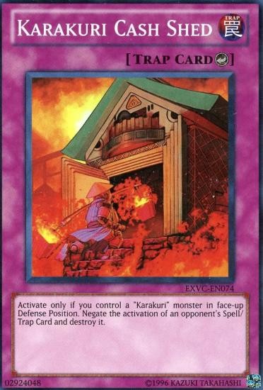 Karakuri Cash Shed - EXVC-EN074 - Super Rare - Unlimited available at 401 Games Canada