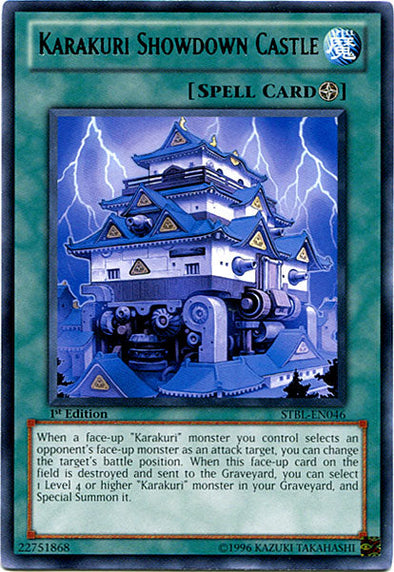 Karakuri Showdown Castle - STBL-EN046 - Rare - 1st Edition available at 401 Games Canada