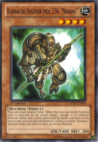 Karakuri Soldier mdl 236 Nisamu - STBL-EN019 - Common - 1st Edition available at 401 Games Canada