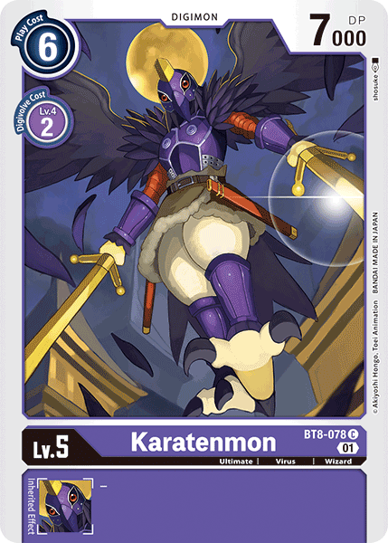 Karatenmon - BT8-078 - Common available at 401 Games Canada