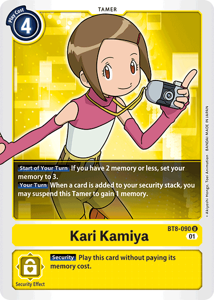 Kari Kamiya - BT8-090 - Uncommon available at 401 Games Canada