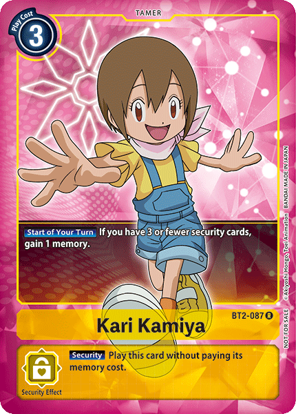 Kari Kamiya (Box Topper) - BT2-087 - Rare available at 401 Games Canada