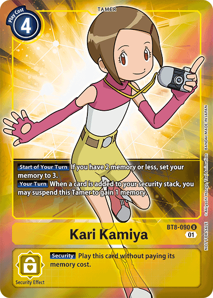 Kari Kamiya (Box Topper) - BT8-090 - Uncommon available at 401 Games Canada