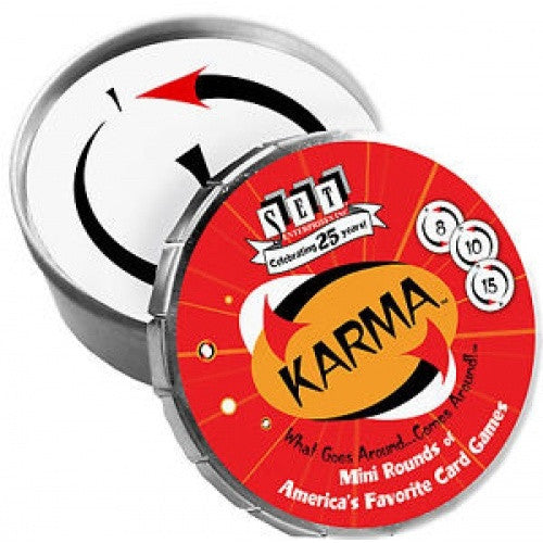 Karma Mini Round Tin available at 401 Games Canada