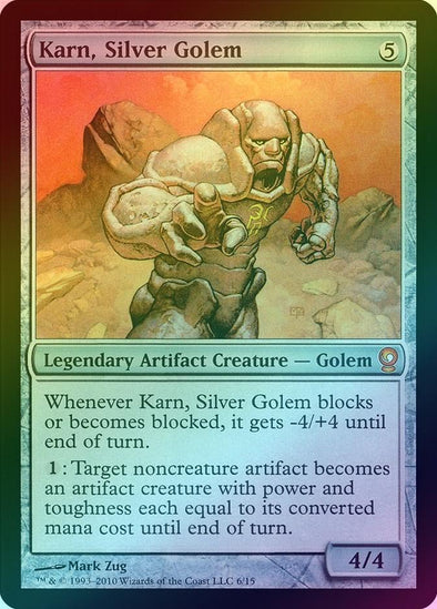 401 Games Canada - Karn, Silver Golem (Foil) (V10) 401 Games Canada - Karn, Silver Golem (Foil) (V10)