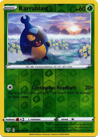 Karrablast - 008/189 - Common - Reverse Holo available at 401 Games Canada
