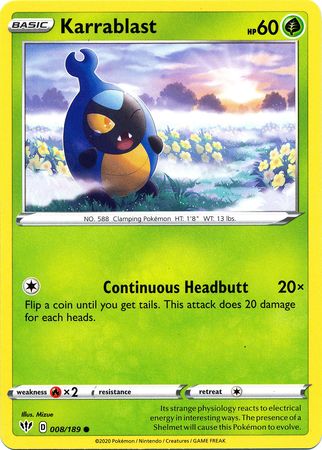 Karrablast - 008/189 - Common available at 401 Games Canada