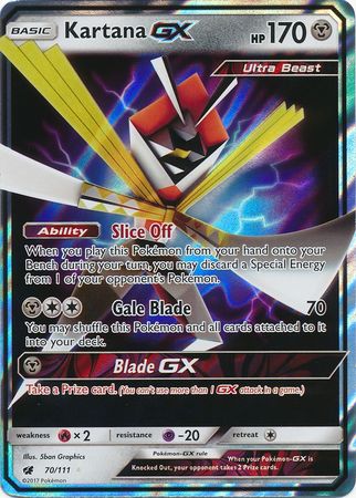 Kartana GX - 70/111 - Ultra Rare available at 401 Games Canada