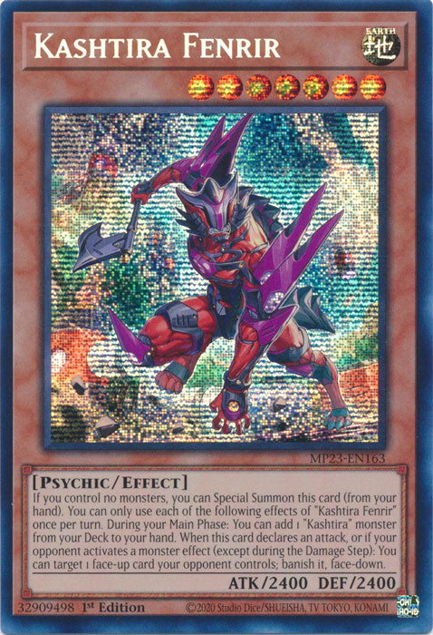 Kashtira Fenrir - MP23-EN163 - Prismatic Secret Rare - 1st Edition available at 401 Games Canada