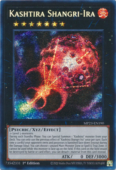 Kashtira Shangri-Ira - MP23-EN190 - Prismatic Secret Rare - 1st Edition available at 401 Games Canada