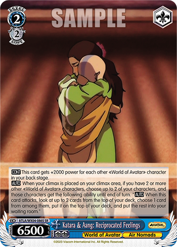 Katara & Aang: Reciprocated Feelings - ATLA/WX04-E086S - Super Rare available at 401 Games Canada