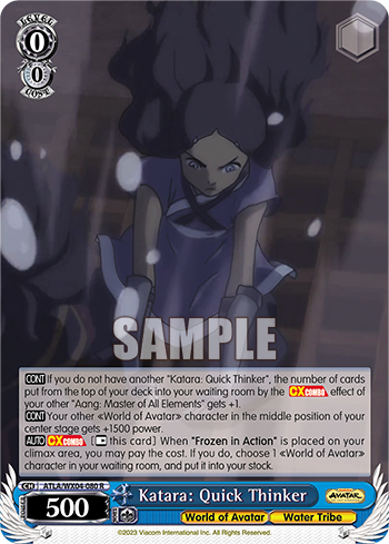 Katara: Quick Thinker - ATLA/WX04-E080 - Rare available at 401 Games Canada