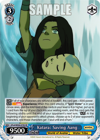 Katara: Saving Aang - ATLA/WX04-E079S - Super Rare available at 401 Games Canada