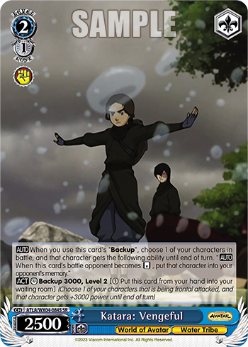 Katara: Vengeful - ATLA/WX04-E084S - Super Rare available at 401 Games Canada