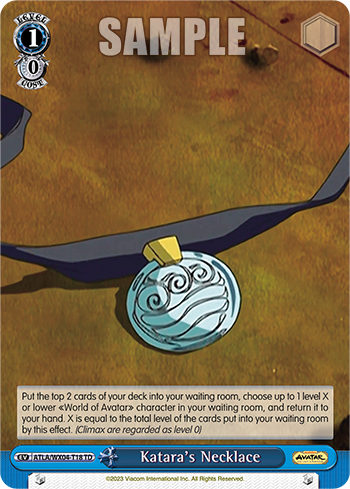 Katara's Necklace - ATLA/WX04-ET18 - Trial Deck available at 401 Games Canada