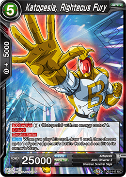 Katopesla, Righteous Fury - DB2-147 - Uncommon (Reprint) available at 401 Games Canada