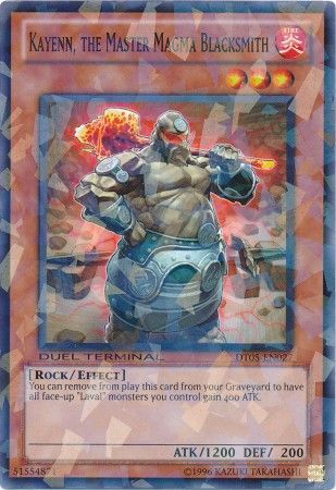 Kayenn, the Master Magma Blacksmith - DT05-EN027 - Normal Parallel Rare available at 401 Games Canada