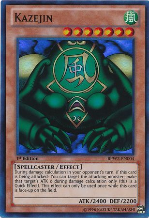 Kazejin - BPW2-EN004 - Super Rare - 1st Edition available at 401 Games Canada