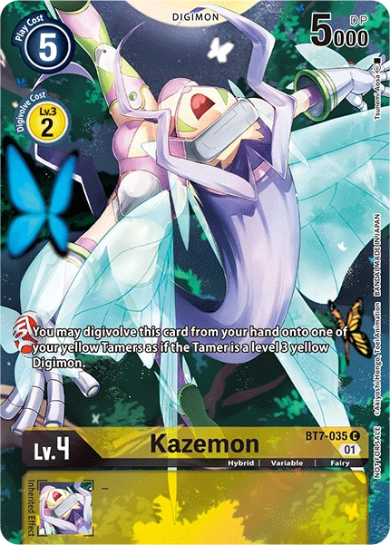 Kazemon (2nd Anniversary Frontier Card) - BT7-035 - Common available at 401 Games Canada