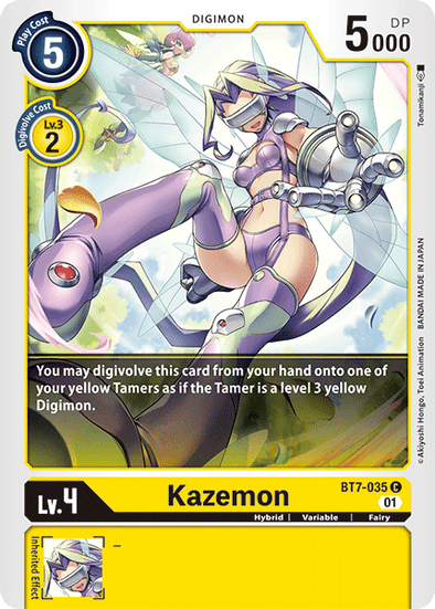 Kazemon - BT7-035 - Common available at 401 Games Canada