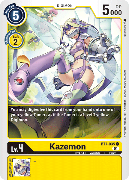 Kazemon - BT7-035 - Common available at 401 Games Canada