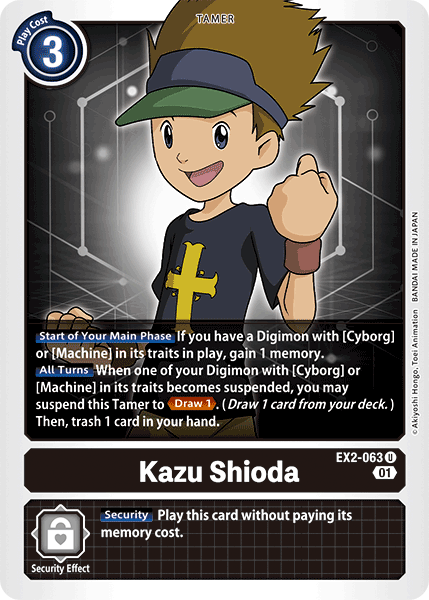 Kazu Shioda - EX2-063 - Uncommon available at 401 Games Canada