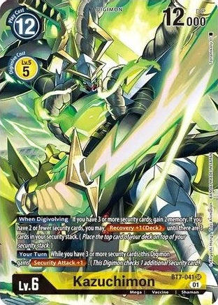 Kazuchimon (Alternate Art) - BT7-041 - Super Rare available at 401 Games Canada