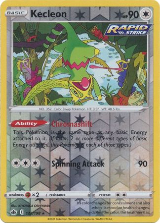 Kecleon - 122/198 - Rare - Reverse Holo available at 401 Games Canada