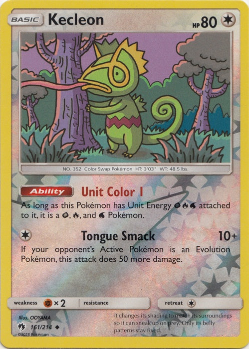 Kecleon - 161/214 - Uncommon - Reverse Holo available at 401 Games Canada