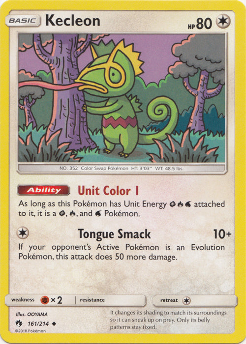 Kecleon - 161/214 - Uncommon available at 401 Games Canada