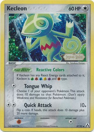 Kecleon - 37/92 - Uncommon - Reverse Holo available at 401 Games Canada