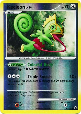 Kecleon - 67/111 - Common - Reverse Holo available at 401 Games Canada