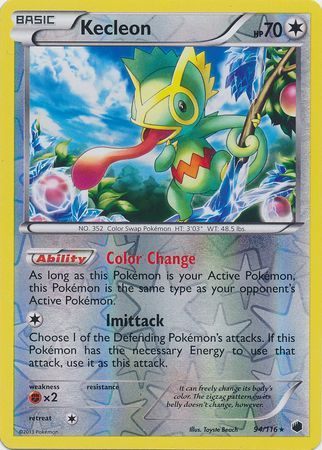 Kecleon - 94/116 - Rare - Reverse Holo available at 401 Games Canada