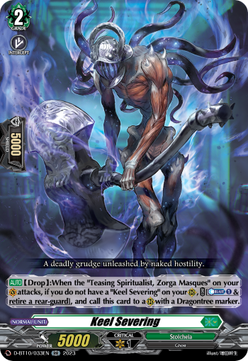 Keel Severing - D-BT10/033 - Double Rare available at 401 Games Canada