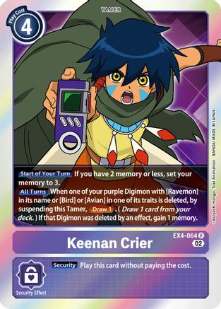 Keenan Crier - EX4-064 - Rare available at 401 Games Canada