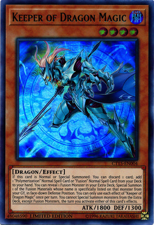 Keeper of Dragon Magic - CT15-EN004 - Ultra Rare - Limited Edition available at 401 Games Canada