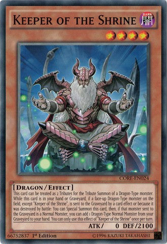 Keeper of the Shrine - CORE-EN024 - Common - 1st Edition available at 401 Games Canada