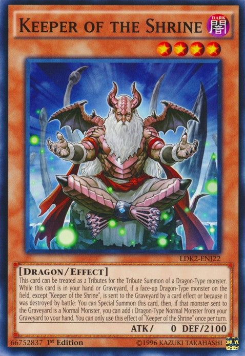 Keeper of the Shrine - LDK2-ENJ22 - Common - 1st Edition available at 401 Games Canada