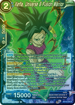 Kefla, Universe 6 Fusion Warrior - BT15-048 - Rare (FOIL) available at 401 Games Canada