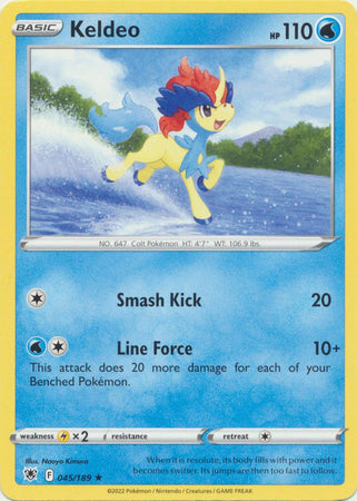 Keldeo - 045/189 - Rare - Theme Deck Exclusive available at 401 Games Canada