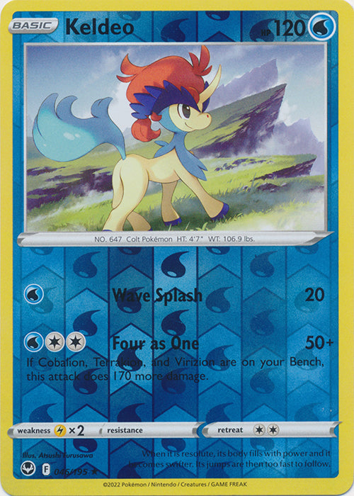Keldeo - 046/195 - Rare - Reverse Holo available at 401 Games Canada
