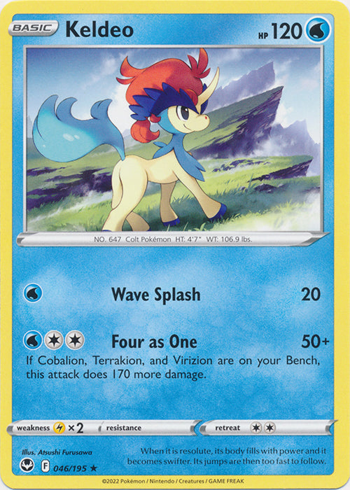 Keldeo - 046/195 - Rare available at 401 Games Canada