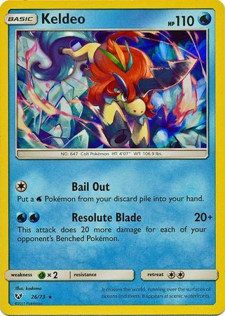 Keldeo - 26/73 - Holo Rare available at 401 Games Canada