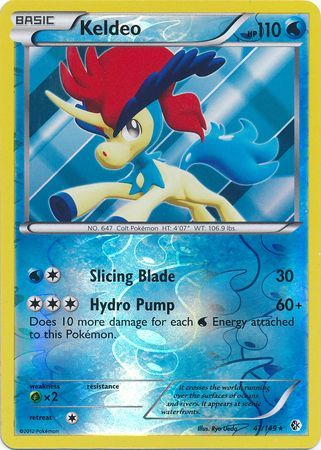 Keldeo - 47/149 - Holo Rare - Reverse Holo available at 401 Games Canada