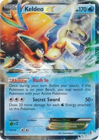 Keldeo EX - 49/149 - Ultra Rare available at 401 Games Canada