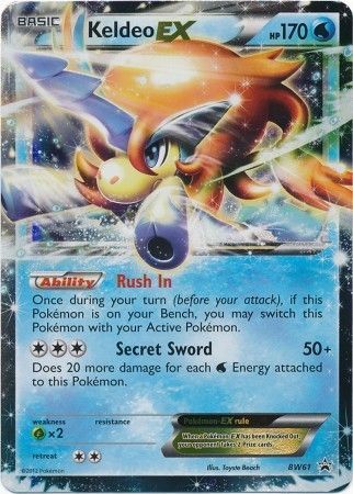 Keldeo EX - BW61 - Ultra Rare available at 401 Games Canada