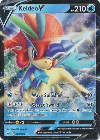 Keldeo V - 053/202 - Ultra Rare available at 401 Games Canada