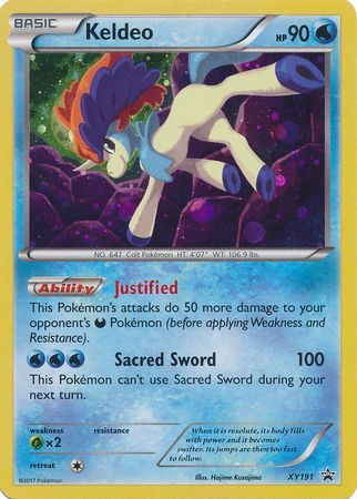 Keldeo - XY191 - Holo Promo available at 401 Games Canada
