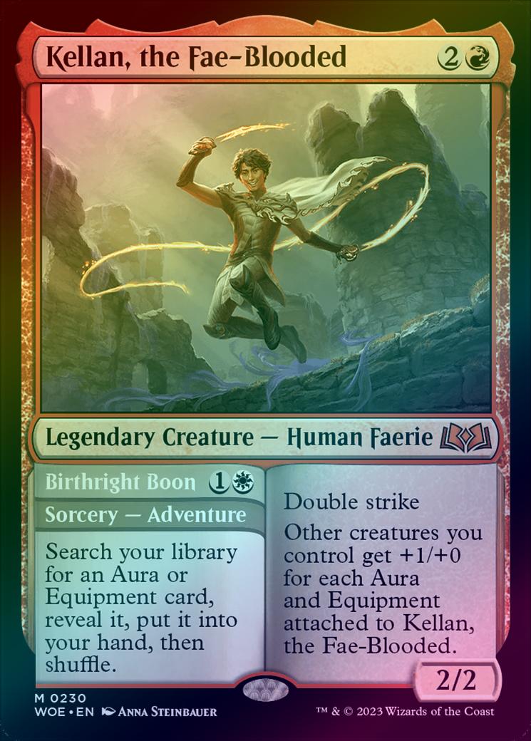 401 Games Canada - Kellan, the Fae-Blooded // Birthright Boon (Foil) (WOE) 401 Games Canada - Kellan, the Fae-Blooded // Birthright Boon (Foil) (WOE)