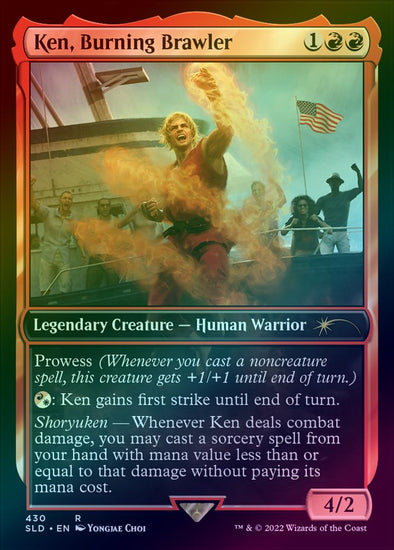 ken mtg card Ken, Burning Brawler